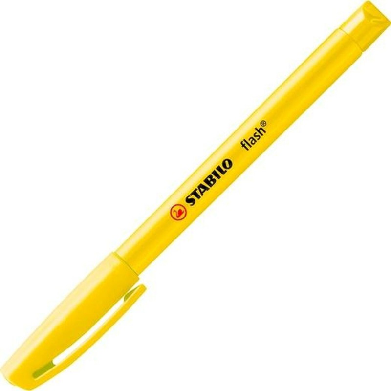 Marqueur fluorescent Stabilo Flash Jaune 10 Unités