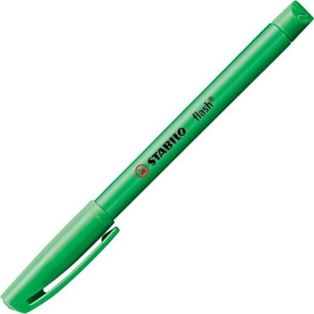 Marqueur fluorescent Stabilo Flash Vert 10 Unités