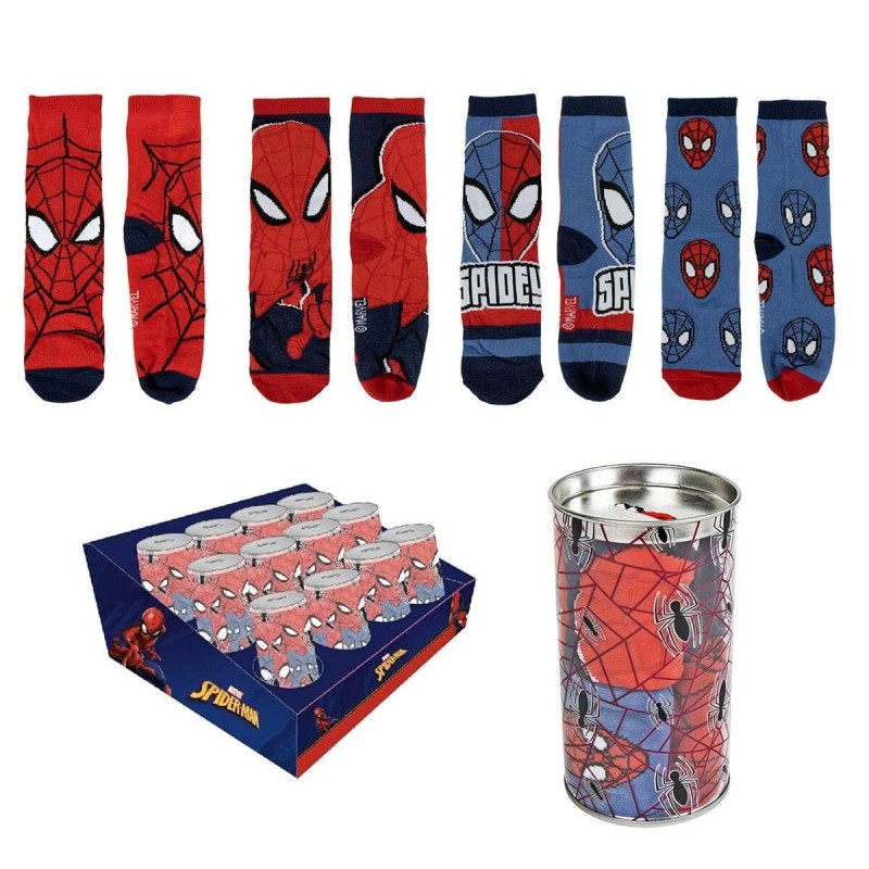 Chaussettes Spider-Man 4 paires 27-30