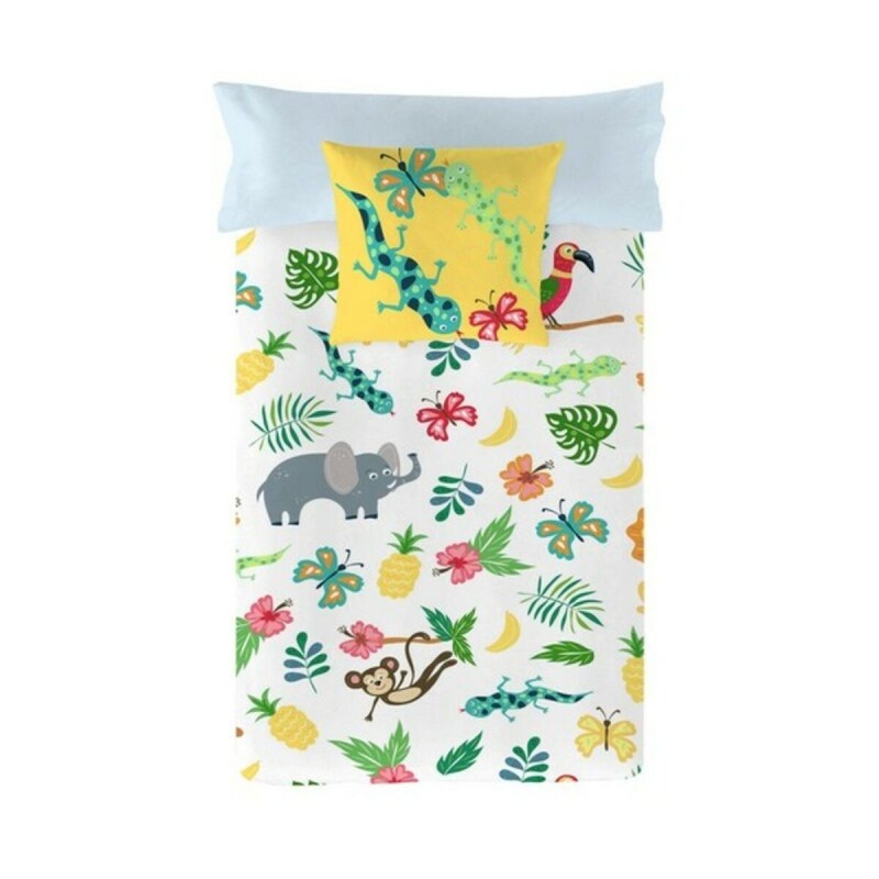 Housse de Couette Costura Jungle Exotic Lit 1 persone (150 x 220 cm)