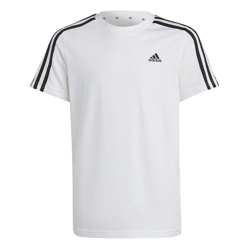 T shirt à manches courtes Enfant Adidas 3S TEE IC0605 Blanc