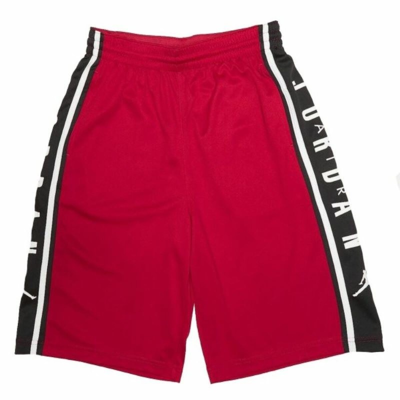 Short de Sport pour Enfants Jordan JDB AIR JORDAN HBR BALL SHORT 957115 R78 Rouge