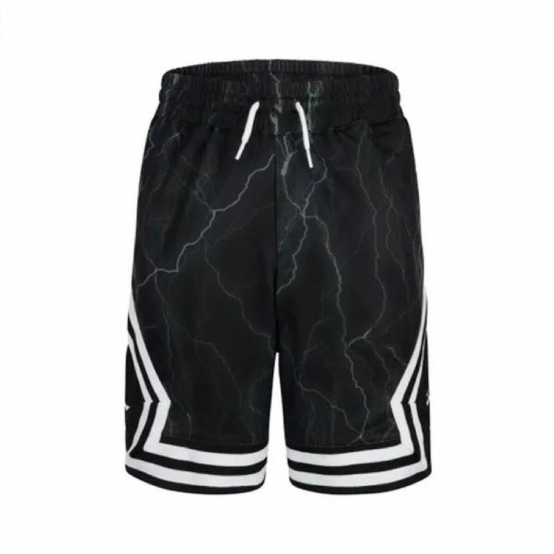 Short de Sport pour Enfants Jordan JDN MJ AOP DIAMOND SHORT 95C890 F66 Noir