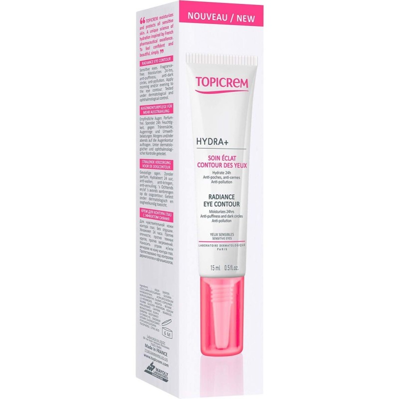 Crème contour des yeux Topicrem Radiance Hydra+ 15 ml