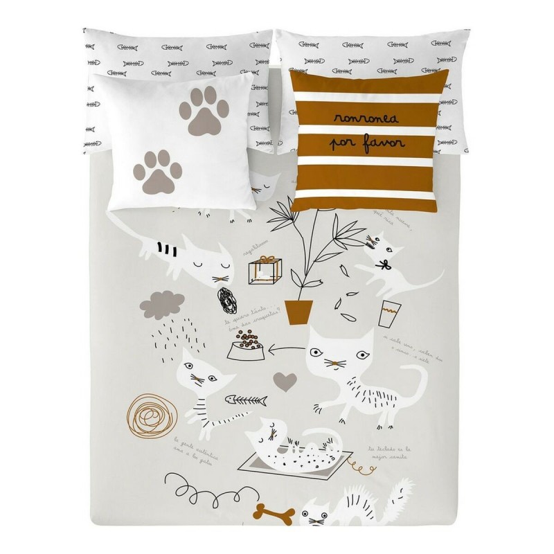 Housse de Couette Panzup Cats Lit king size (260 x 220 cm)