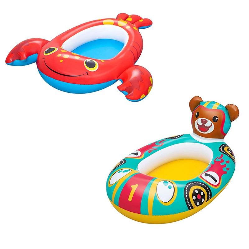 Bestway Bateau Gonflable Enfant Renard 94x66 cm +3 Ans Plage et Piscine 34168