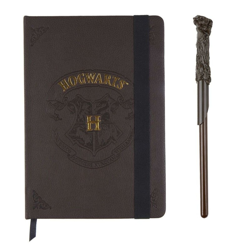 Ensemble de Papeterie Harry Potter Marron