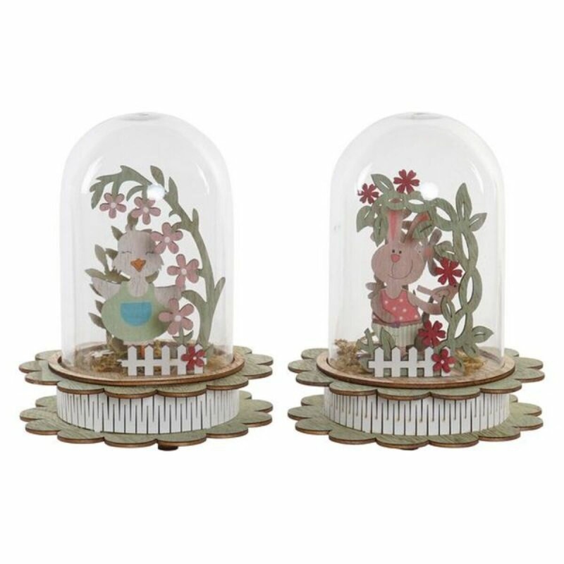 Décoration lumineuse DKD Home Decor Aluminium Verre Shabby Chic 14