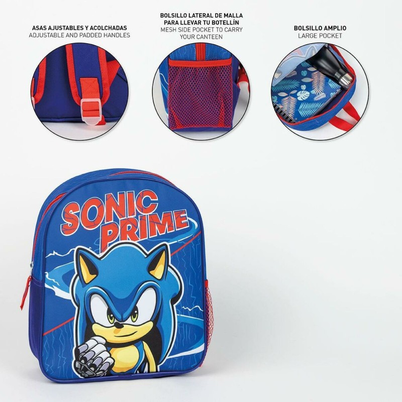 Cartable Sonic Bleu 25 x 30 x 29 cm