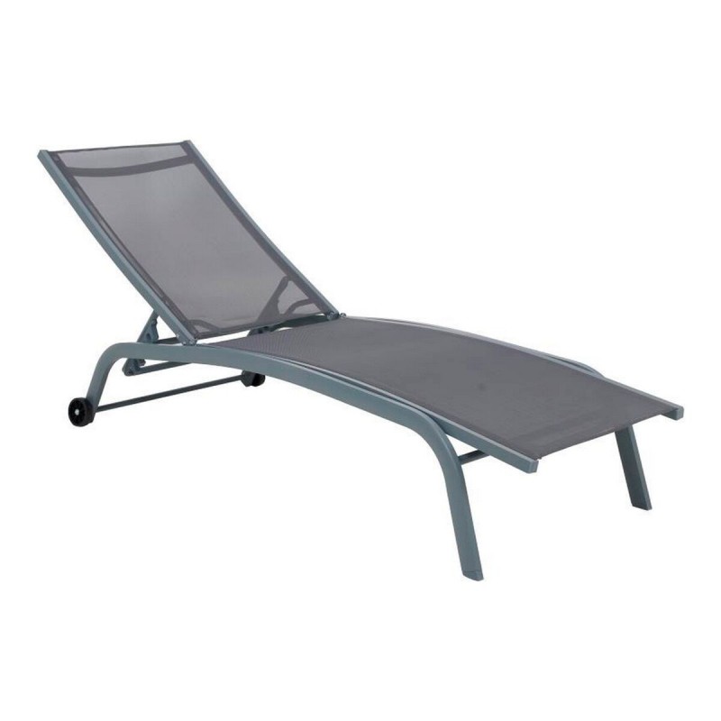 Chaise longue DKD Home Decor PVC Aluminium (187