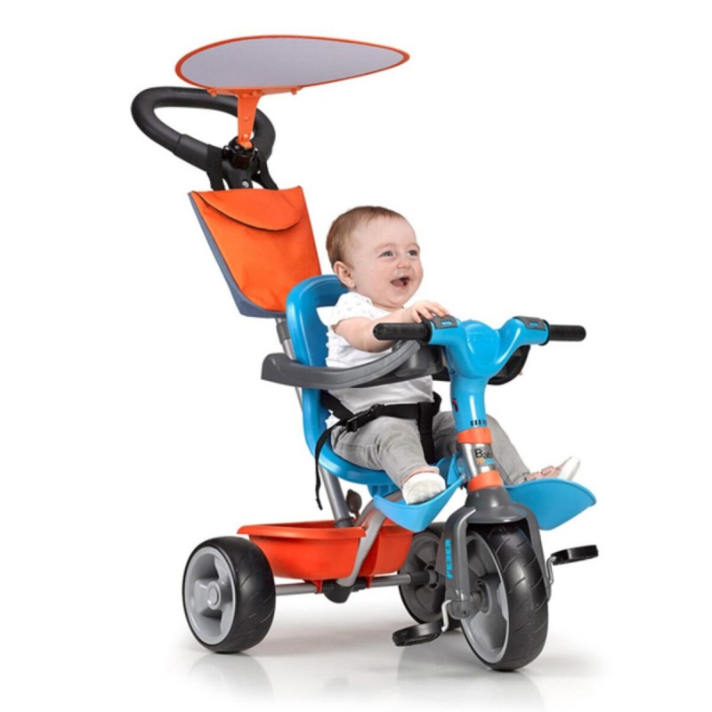 Tricycle Feber Baby Plus Music Bleu Orange