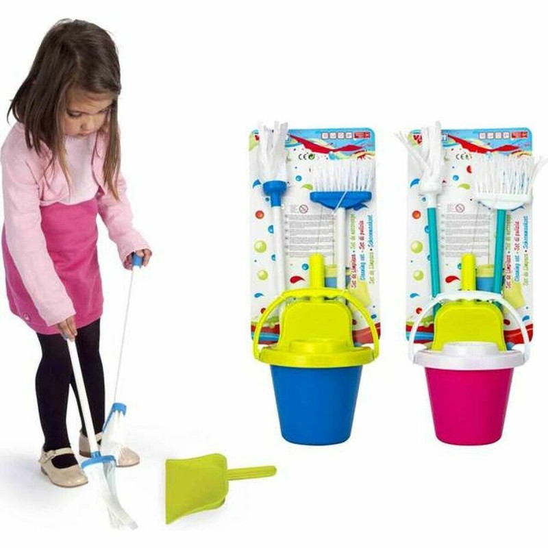 Kit de nettoyage et de rangement Cleaning Home 16 Seau Serpillière Pelle Balai