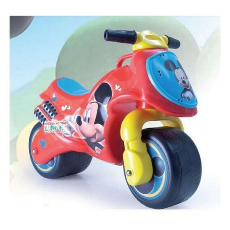 Motocyclette sans pédales Mickey Mouse Neox Rouge (69 x 27