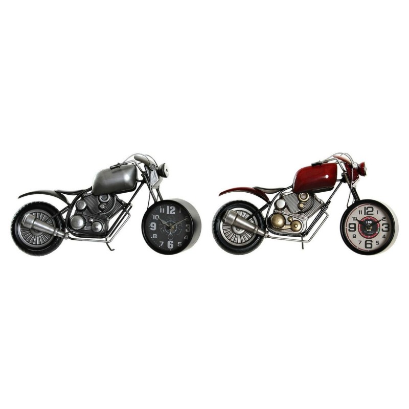 Horloge de table DKD Home Decor Motocyclette 44 x 13