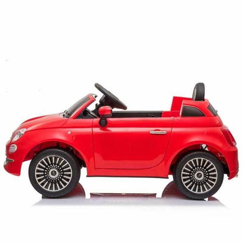 Voiture électrique pour enfants Fiat 500 Rouge Avec télécommande MP3 30 W 6 V 113 x 67,5 x 53 cm