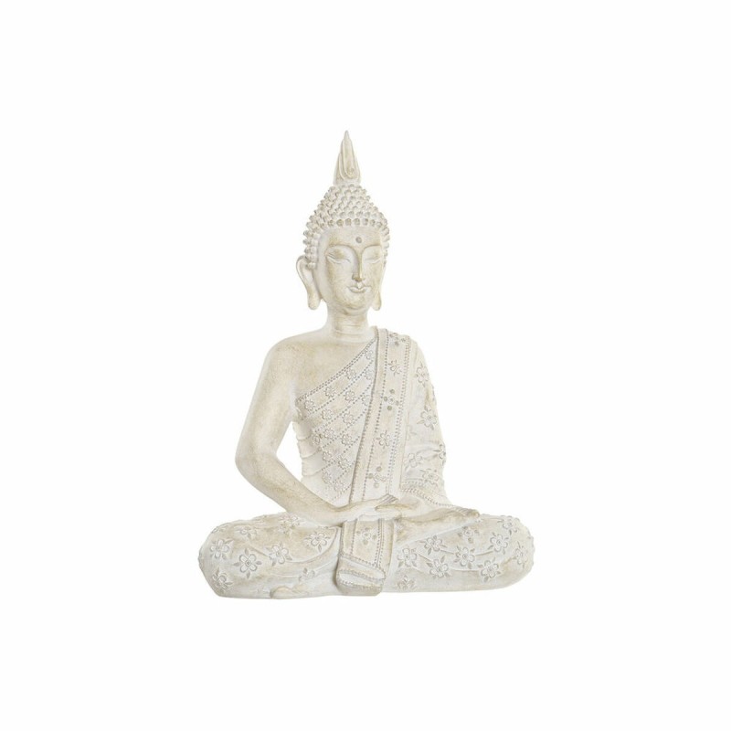 Figurine Décorative DKD Home Decor Buda Blanc Résine (30 x 17 x 41 cm)