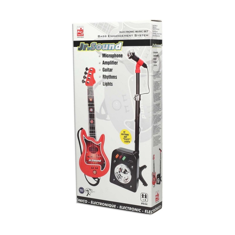 Guitare pour Enfant Reig Microphone Rouge