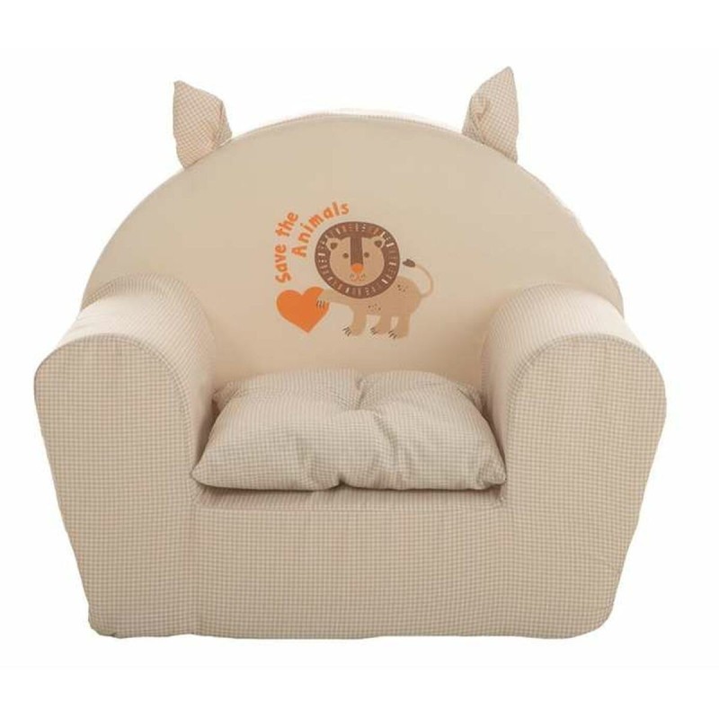 Fauteuil pour enfant Jungle 44 x 34 x 53 cm Beige