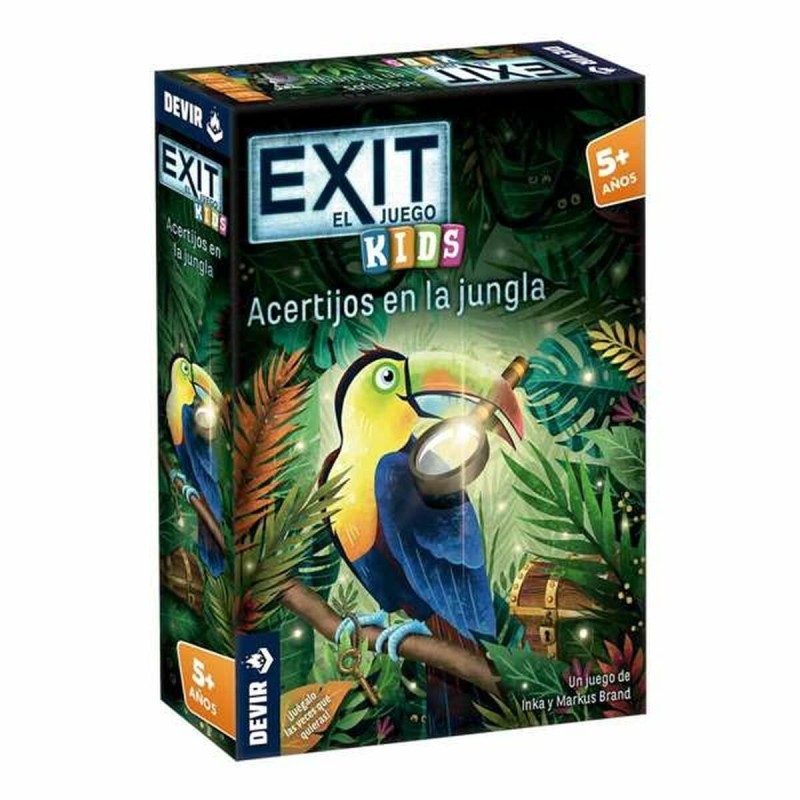 Jeu de société Devir Exit Kids Acertijos En La Jungla ES