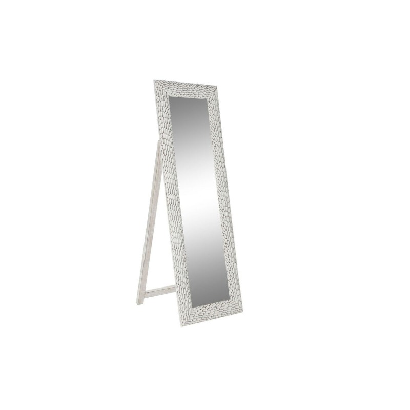 Miroir sur pied DKD Home Decor Blanc Bois de manguier Bois MDF Cottage (51 x 6 x 182 cm)