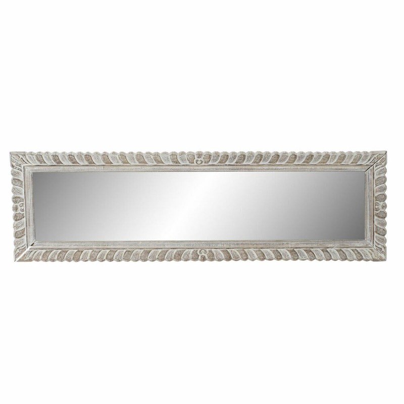 Miroir mural DKD Home Decor Blanc Naturel Indien Décapé 178 x 6 x 52 cm