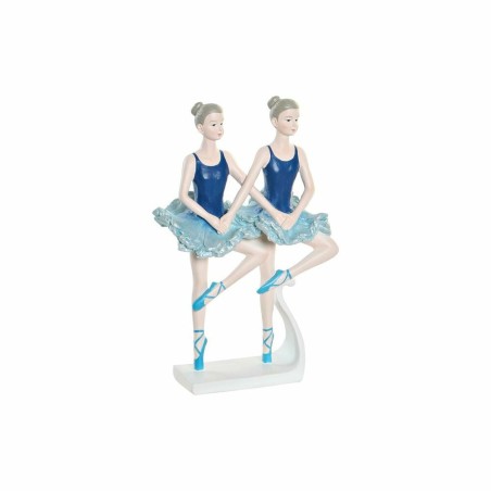 Figurine Décorative DKD Home Decor Bleu Romantique Danseuse Classique 14 x 7