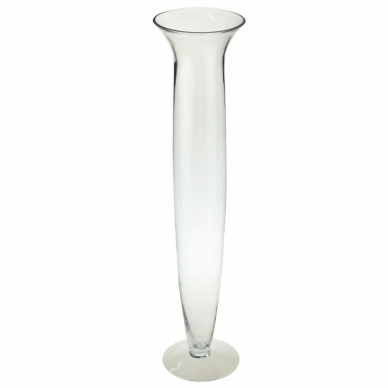 Vase DKD Home Decor Verre Transparent (14 x 14 x 60 cm)