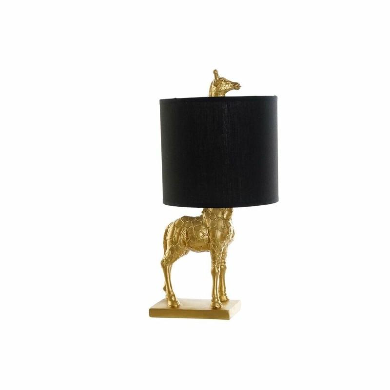 Lampe de bureau DKD Home Decor Noir Doré 220 V 40 W Girafe (23 x 20 x 42 cm)