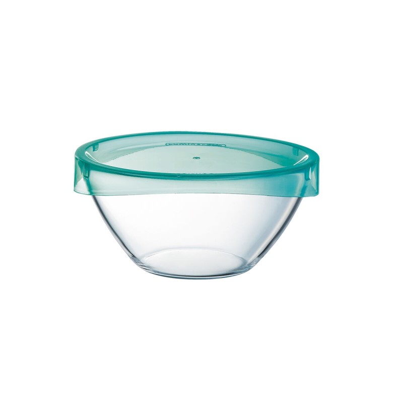 Saladier Luminarc Keep'n Lagon Transparent Avec couvercle verre Ø 17 cm (6 Unités)