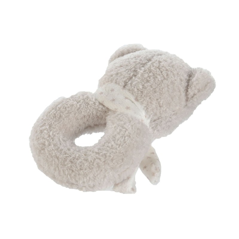 Peluche Hochet Home ESPRIT 12 x 7 x 17 cm (3 Unités)