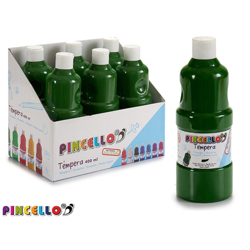 Gouache Pincello Vert foncé 400 ml (6 Unités)