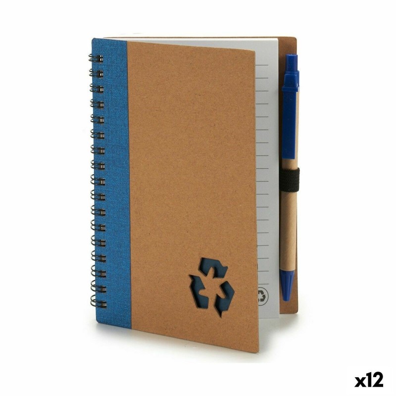 Cahier à Spirales avec Stylo Pincello AR1810129 1 x 16 x 12 cm Carton Recyclado (12 Unités)