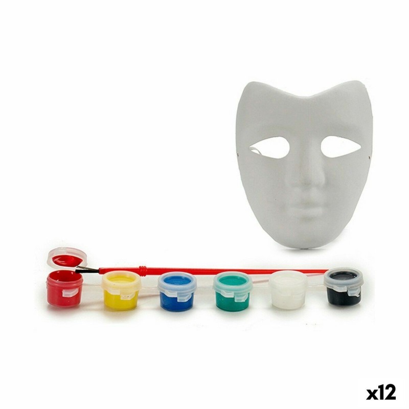 Set de peinture Pincello MD01 Blanc Masque (12 Unités)