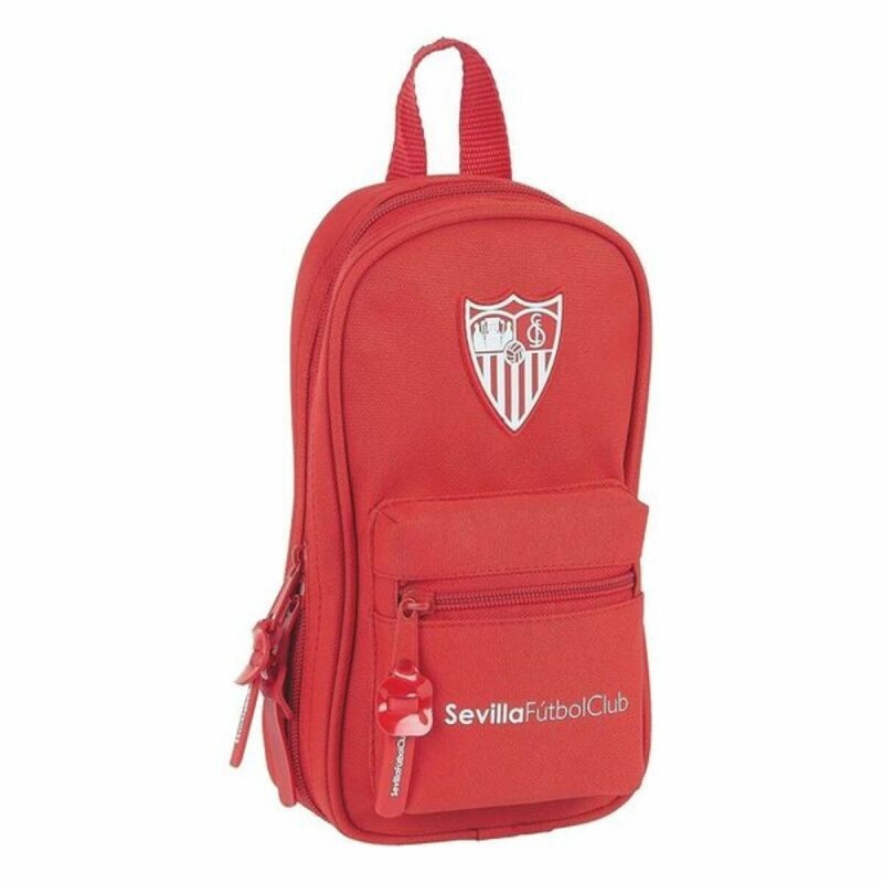 Plumier sac à dos Sevilla Fútbol Club M747 Rouge 12 x 23 x 5 cm (33 Pièces)