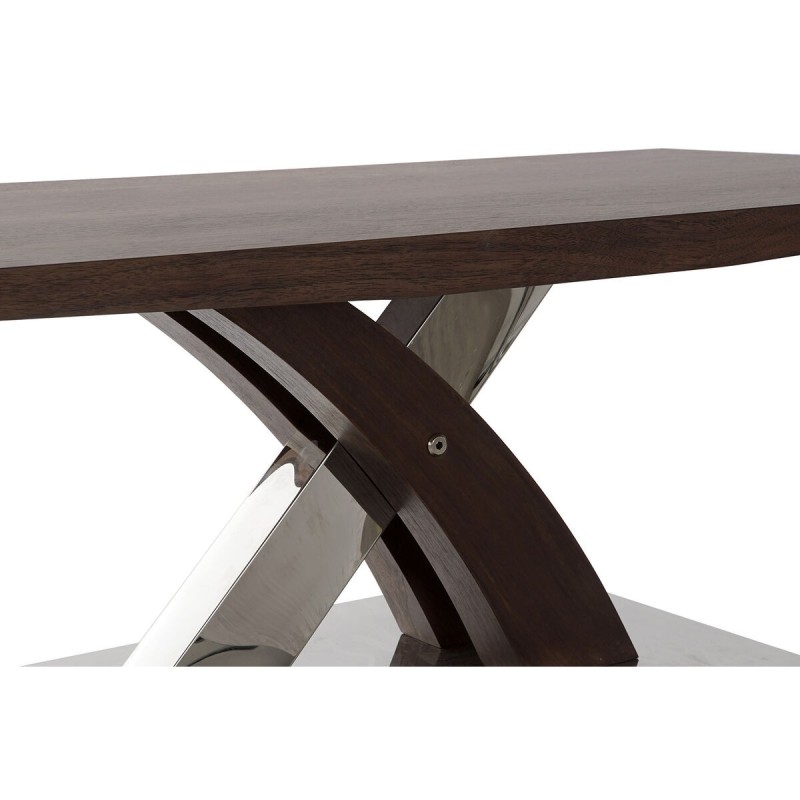 Table de Salle à Manger DKD Home Decor Bois Acier 120 x 60 x 43,5 cm