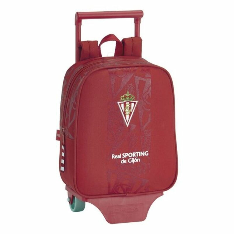 Cartable à roulettes 805 Real Sporting de Gijón 611972280 Rouge