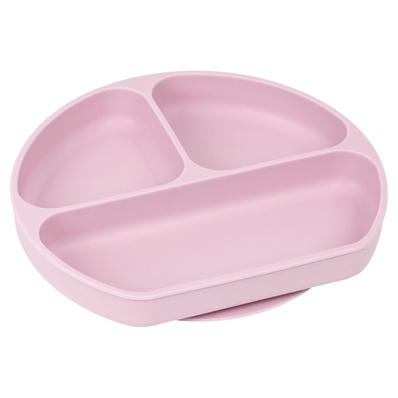 Assiette en silicone avec ventouse Safta M923 Silicone Ventouse Rose (20