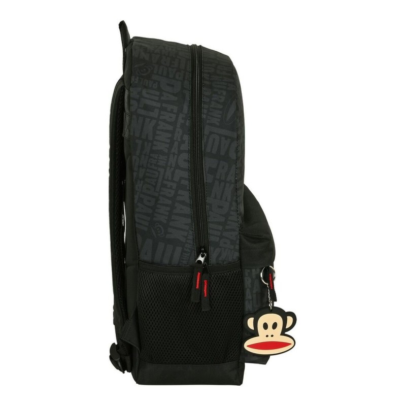 Cartable Paul Frank Team player Noir 30 x 46 x 14 cm