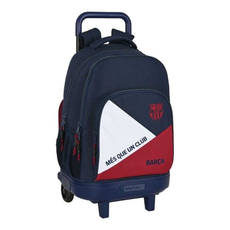 Cartable à roulettes F.C. Barcelona Corporativa Bleu Bordeaux (33 x 45 x 22 cm)