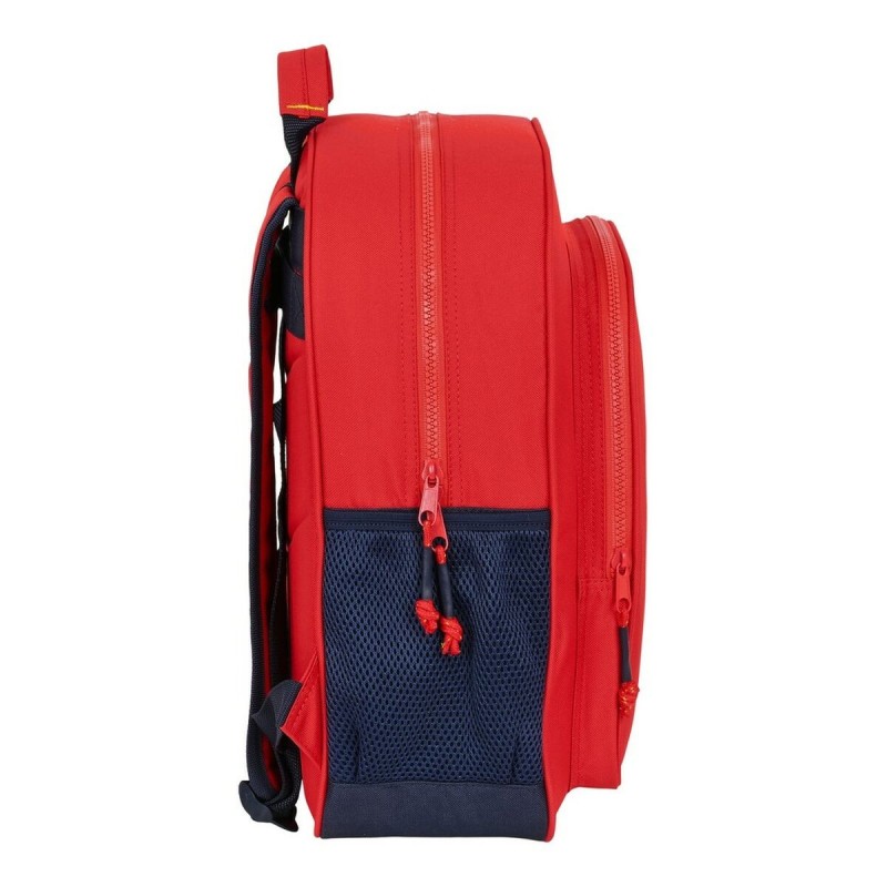 Cartable RFEF Rouge Bleu (32 x 38 x 12 cm)