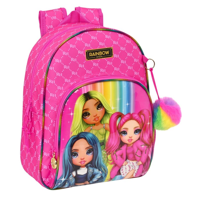 Cartable Rainbow High Fuchsia (28 x 34 x 10 cm)