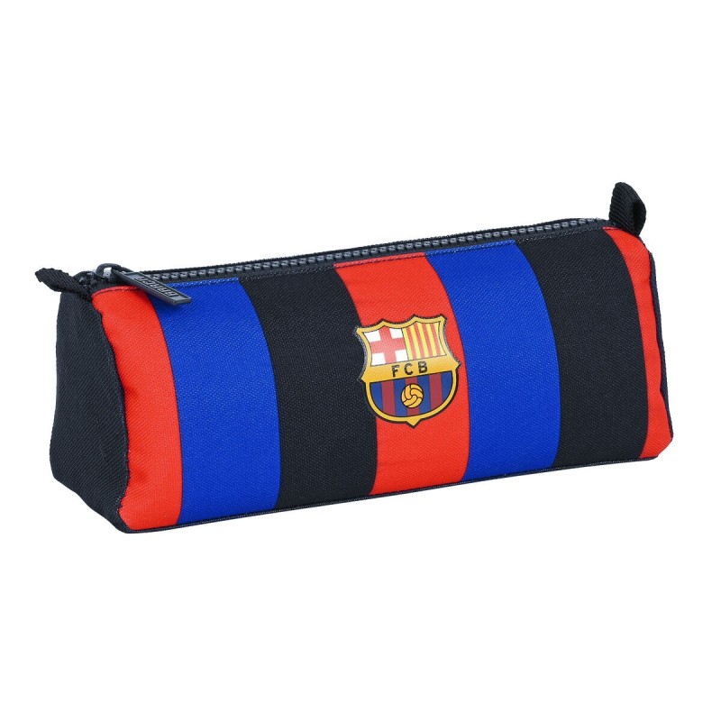 Trousse d'écolier F.C. Barcelona Bordeaux Blue marine (21 x 8 x 7 cm)