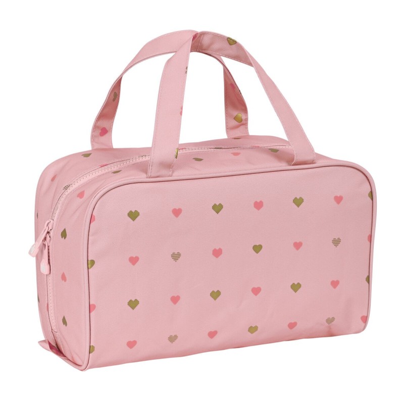 Trousse de Toilette Glow Lab Hearts Rose 31 x 14 x 19 cm