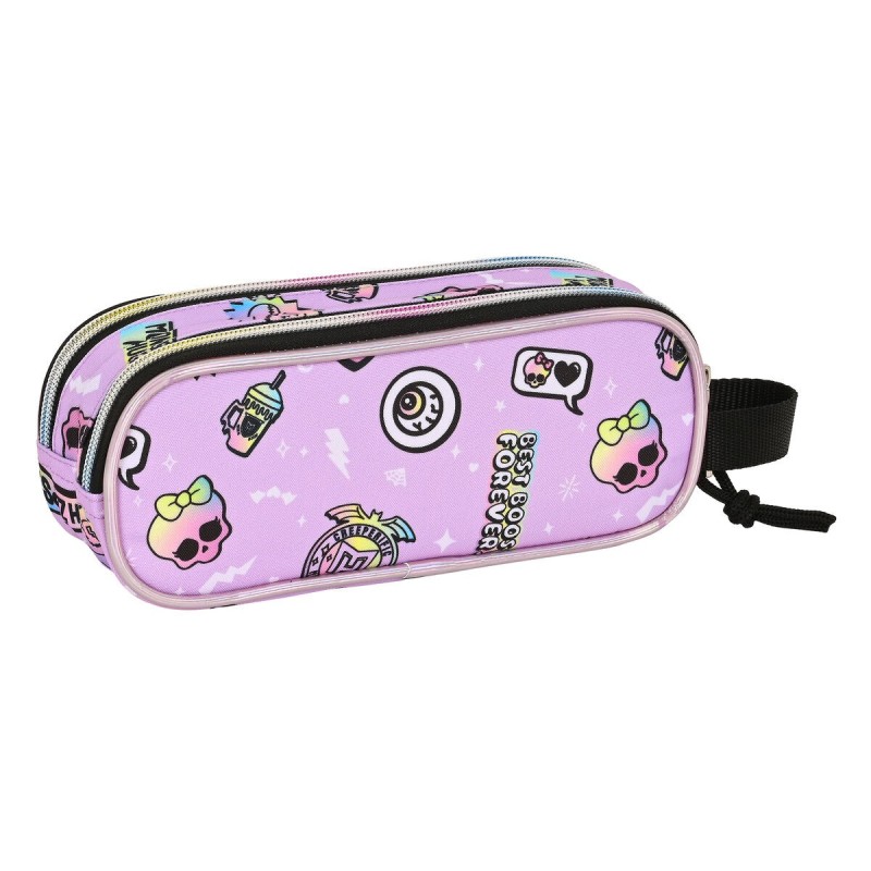 Trousse Fourre-Tout Double Monster High Best boos Lila 21 x 8 x 6 cm