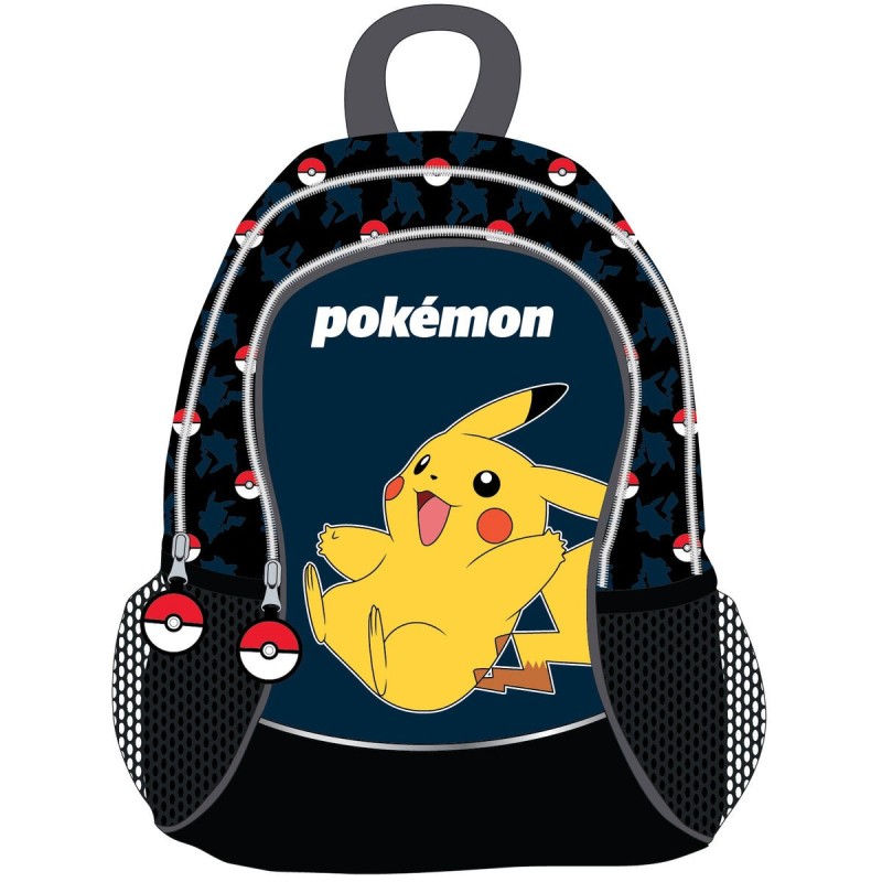 Cartable Pokémon Pokeball Bleu Noir 30 x 40 x 15 cm