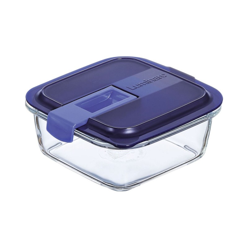 Boîte à lunch hermétique Luminarc Easy Box Bleu verre (760 ml) (6 Unités)