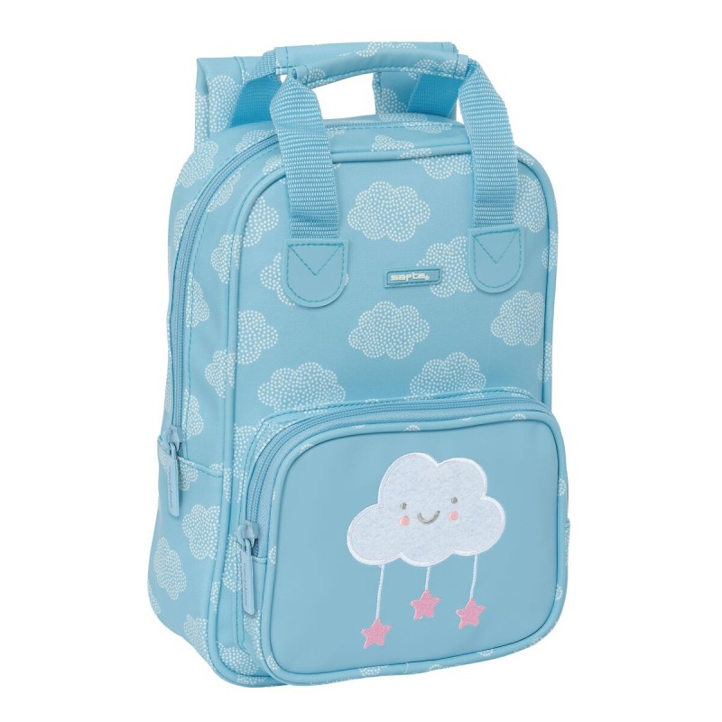 Sac à dos enfant Safta Nuages Bleu 20 x 28 x 8 cm