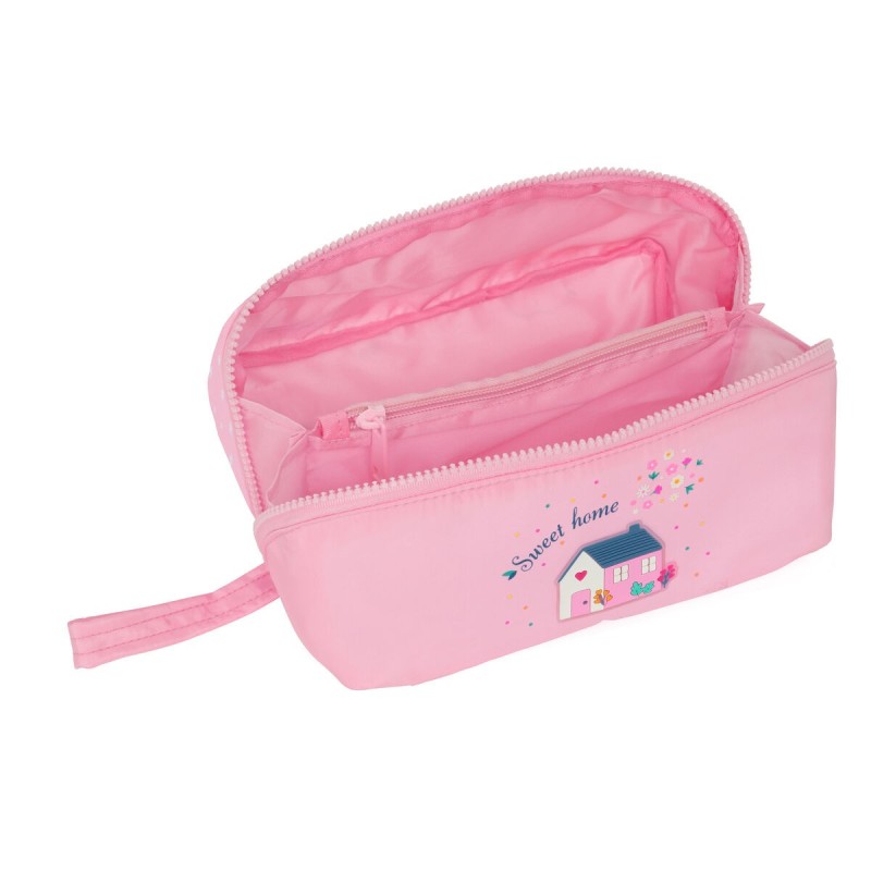 Trousse d'écolier Glow Lab Sweet home Rose 22 x 10 x 10 cm