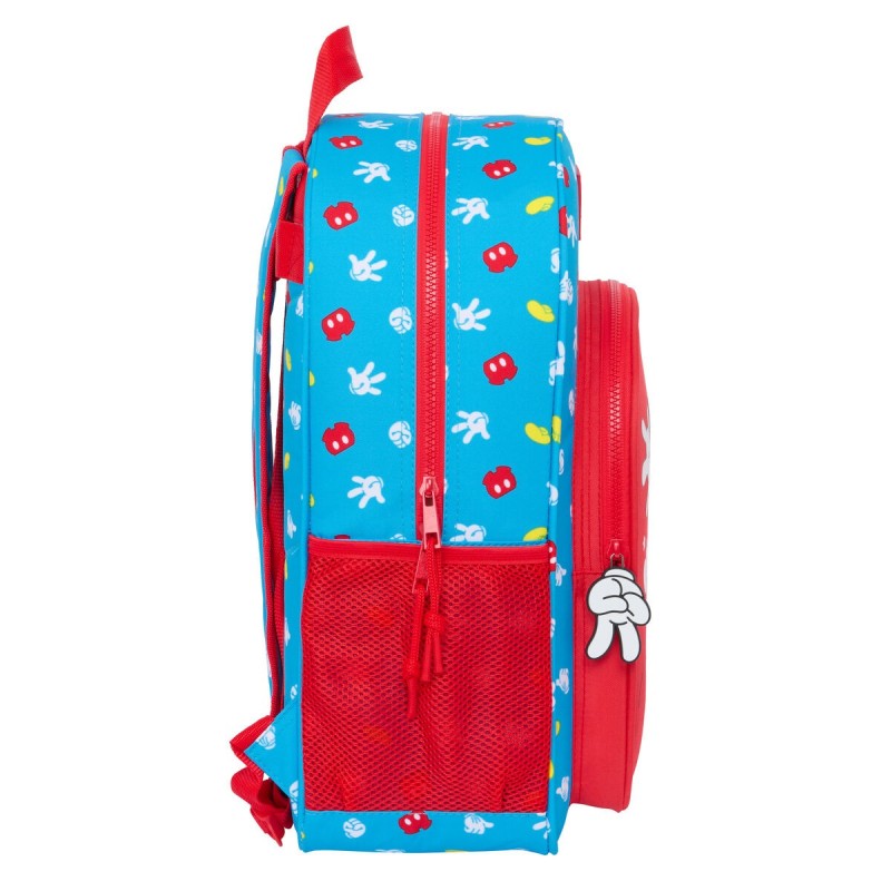 Cartable Mickey Mouse Clubhouse Fantastic Bleu Rouge 33 x 42 x 14 cm