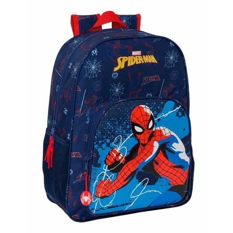 Cartable Spider-Man Neon Blue marine 33 x 42 x 14 cm